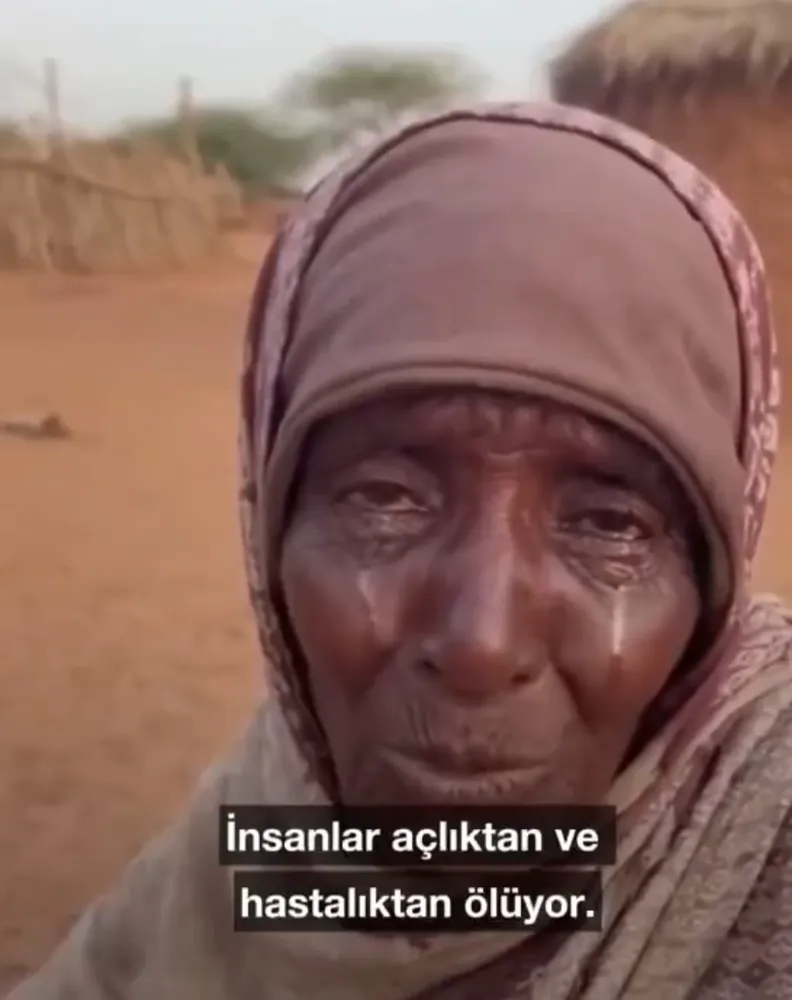 “Sudan çok acı çekiyor” – Yaşlı kadının feryadı yürekleri dağladı