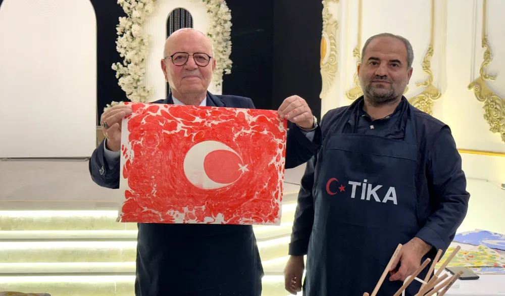 BAĞDAT’TA “EBRU” BULUŞMASI: TİKA, TÜRK KÜLTÜRÜNÜ IRAK’TA YAŞATIYOR