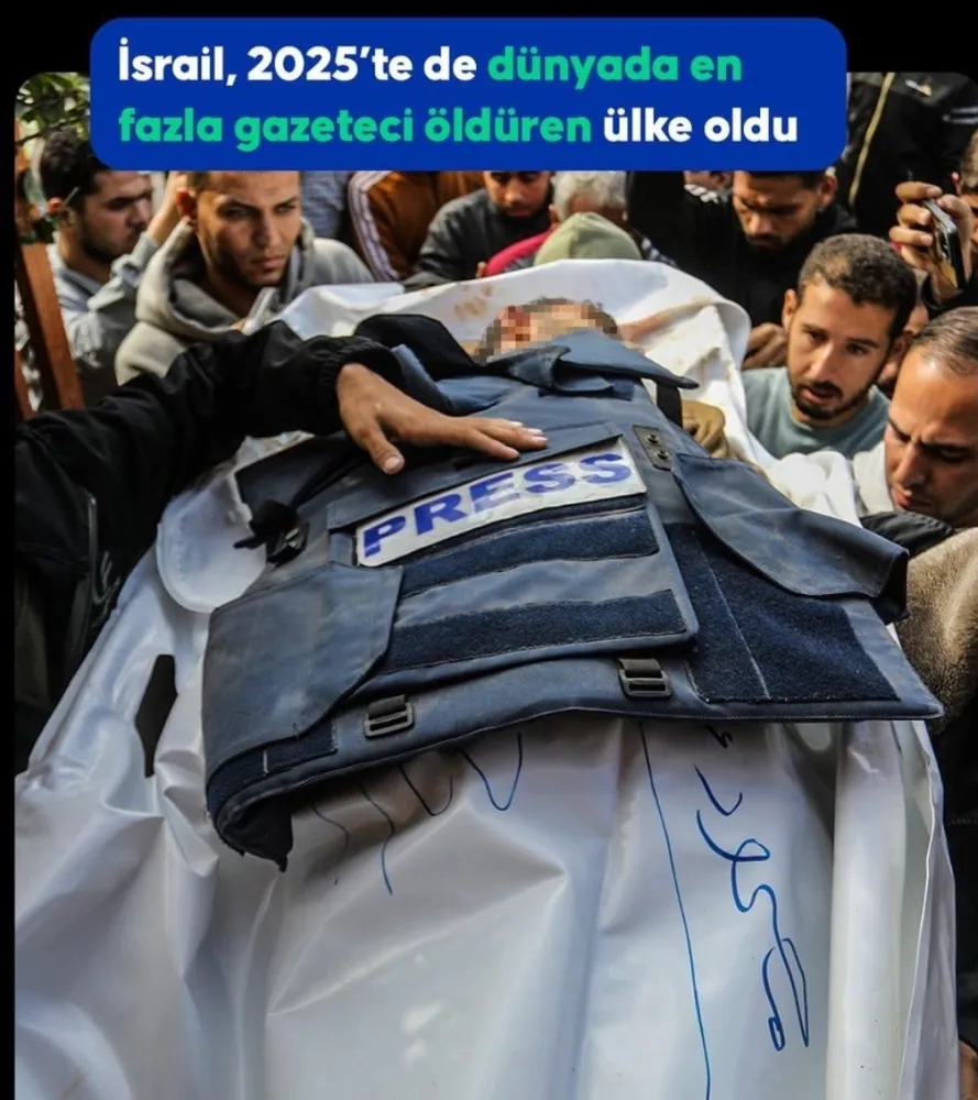 İsrail, dünyada en fazla gazeteci öldüren ülke oldu