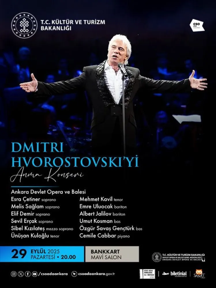 Dmitriy Hvorostovsky Anma Konseri Ankara’da Sahne Alıyor